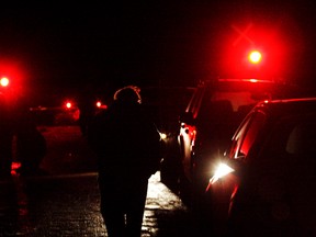 Mohawk protesters block a railway line on the Tyendinaga Mohawk Territory between Belleville and Deseronto as part of the national Idle No More protests in December. Another blockaed in the same area is taking place today. (Luke Hendry QMI Agency)