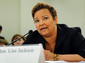 U.S. Environmental Protection Agency Administrator Lisa Jackson testifies at a hearing of the House Subcommittee on Oversight and Investigations on Capitol Hill in Washington, September 22, 2011.  REUTERS/Jonathan Ernst