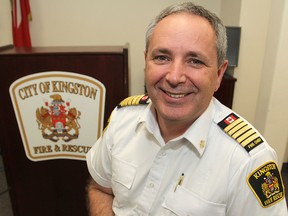 Rheaume Chaput, chief for Kingston Fire & Rescue. (Michael Lea The Whig-Standard)
