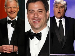 David Letterman, Jimmy Kimmel, and Jay Leno (Reuters, WENN.COM)