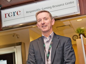 BRIAN THOMPSON, The Expositor

Brantford casino general manager Grant Darling stands in front of the Responsible Gaming Resource Centre located just inside the casino entrance.