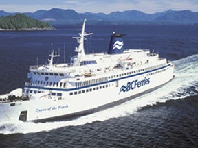 British Columbia Ferry's vessel, Queen of the North is shown in this undated handout photo. (REUTERS/BC FERRIES/Handout)