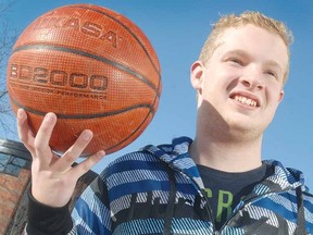Eric Voss of St. Marys is one of the youngest players ever on the Canadian national junior men's wheelchair basketball team.