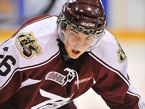 Alan Quine, formerly of the OHL's Peterborough Petes, has inked a pro deal with the NHL's New York Islanders. (OHL Images.)