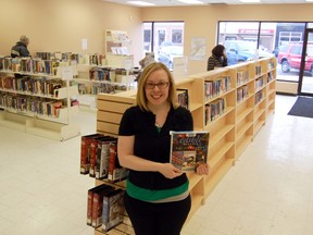 Sydnie Lane, branch supervisor for the Oxford County Library in Tillsonburg, welcomes everyone to their temporary location at 164 Broadway, Unit #6 which opened January 2, 2013. Extensive renovations are being done on the existing building and are expected to be complete later this spring spring.

KRISTINE JEAN/TILLSONBURG NEWS/QMI AGENCY