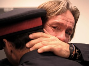 Serge Boulianne received a citation for bravery at the  RCMP headquarters in Montreal.  (JOCELYN MALETTE / QMI AGENCY)