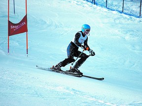 Sunridge regional racer Brittany Carlson challenges the run at Rabbit Hill in a race last season.Photo supplied