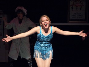 Hannah May is back on stage with Blue Canoe playing the Broadway starlet Janet. (Tim Fort)