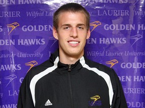 Laurier Golden Hawks basketball player Max Allin of Chatham. (Photo courtesy of Wilfrid Laurier University Department of Athletics and Recreation)