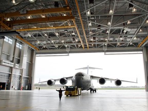 A C-17 Globemaster in Trenton, Ont . (JEROME LESSARD/QMI AGENCY FILE PHOTO)