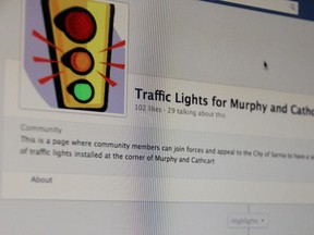 Local mother Sherrie Morgan has created a Facebook page calling for the City of Sarnia to consider installing traffic lights at the intersection of Cathcart Boulevard and Murphy Road, in the wake of a fatal collision that took the life of a 10-year-old girl earlier this month. (THE OBSERVER)