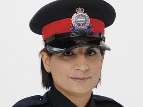Edmonton Police officer Mona Gill is one of Edmonton Public Library’s “living books” for their Human Library project. FILE PHOTO QMI Agency