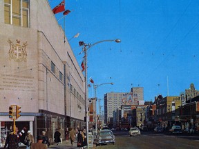 A shot of Jasper Avenue in October 1957. PHOTO SUPPLIED