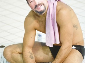 Ald. Joe Branco issued a challenge to wear a Speedo during the opening of the aquatic centre this fall. With a little bit of Photoshop magic, and Olympian Alexandre Despatie’s body, here’s what Branco might look like after getting into Speedo shape.
