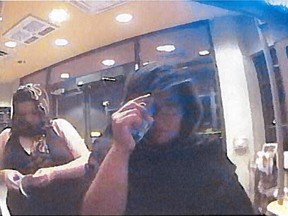 Kingston Police are seeking the identity of the two women in this photo from a security camera. (Kingston Police)