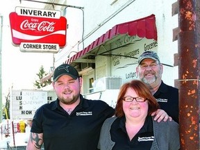 The Hannah’s, Kim, Bill and son Josh have purchased the Inverary Corner Slice and Convenience and will be operating the popular location as a family business.     ROB MOOY - KINGSTON THIS WEEK / FRONTENAC THIS WEEK