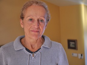 Canadian Olympian Jacqueline Gareau in her home in Sainte-Adèle, Qué., on Jan. 17 2013. Gareau was declared winner of the 84th Boston Marathon in 1980 but had originally got second place, after Rosie Ruiz cheated her way to victory. (ÉRIC NICOL/QMI AGENCY)