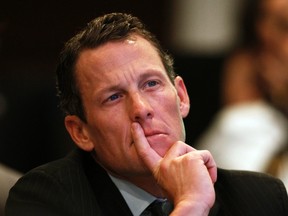 Celebs took to Twitter to weigh in on Lance Armstrong's doping confession to Oprah Winfrey, ripping the disgraced cyclist for his cheating. (REUTERS file photo)