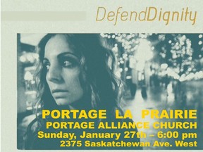 Defending Dignity will hold a public forum on Jan. 27.