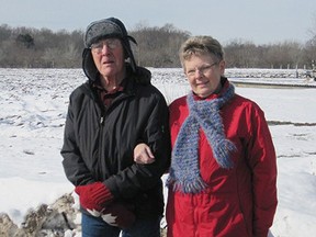 VON Middlesex-Elgin volunteer Linda Cryderman with Ben Popp, the man she visited through VON's hospice program before his death in 2010. (Special to QMI Agency)