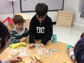 Students playing at the Out of School Care program at Good Shepherd School. SUPPLIED