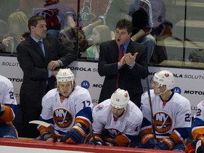 New York Islanders coach Jack Capuano had surgery to treat a kidney stone. (QMI Agency file photo)