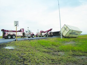 This collision at the intersection of highways 43 and 22 on Aug. 13, 2012, was one of four the Mayerthorpe Fire Department attended in the year.