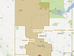 Proposed Peace River-Westlock