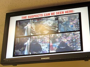 Mac's is using indoor video displays and social media to fight crime committed in its convenience stores, including those robbed recently in Ridgetown and Thamesville, Ontario. Photo taken Monday January 21, 2013.
VICKI GOUGH/ THE CHATHAM DAILY NEWS/ QMI AGENCY