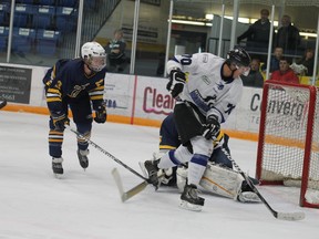 Today file photo
Keyano Huskies forward Michael Desjarlais scored two goals as the Huskies beat the Briercrest Clippers 5-2 on Saturday.