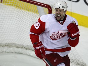 Red Wings forward Tomas Holmstrom is set to retire from the NHL after playing 15 seasons in the league. (Al Charest/QMI Agency/Files)