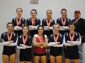 The Kent Chaos won the McGregor Cup 16-and-under girls volleyball tournament Saturday in London. (Contributed Photo)