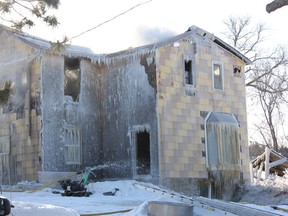 Lake Dore Fire, Jan. 22, 2013_1