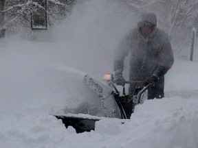Snow blowers could be heard all day in Saugeen Shores as residents tried to dig their way out following last night's snowfall. More than one foot of snow fell between Monday (Jan. 21) evening and Tuesday morning making for a messy commute for those who had to go into work.