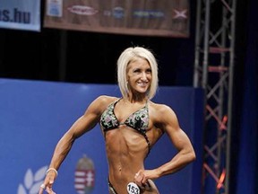 Local figures athlete Chelsea Mooney placed third at the IFBB
Junior/Masters World Championships in Budapest, Hungary recently, where she placed 3rd in her junior body fitness under 163cm class. (Submitted photo)