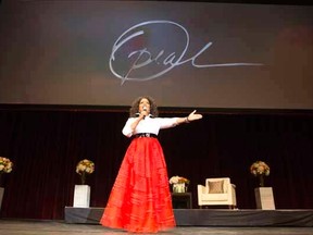 Oprah Winfrey visited Rexall Place in Edmonton on Jan. 21 to the delight of thousands of mostly female fans.