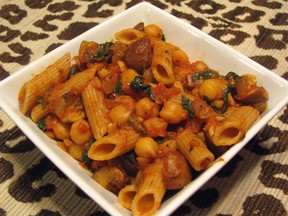 Tomato and Chickpea Pasta