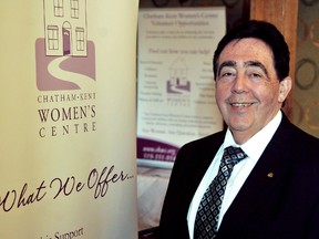 Hal Bushey, executive director for the Chatham-Kent Women's Centre was at Smitty's for an official meet and greet to introduce him to the community he'll be serving. Photo taken CHATHAM, On., Thursday, January 24, 2013. (DIANA MARTIN, The Chatham Daily News)