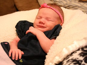 Olivia White was born Monday, Jan. 7, at 8:08 p.m.  White is Beaumont’s first baby of the New Year.