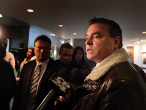 Councillor Giorgio Mammoliti talks about a “conspiracy” against him at City Hall, Thursday, Jan. 24, 2012. (DAVE ABEL/Toronto Sun)