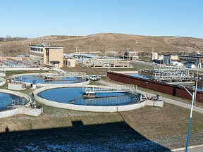 BRIAN THOMPSON, The Expositor

Recent improvements to the city's sewage treatment plant on Mohawk Street are resulting in cleaning water going back into the Grand River.