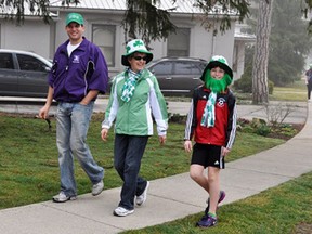 A participant in the 2012 Shamrock Shuffle donned a leprechaun beard for the St. Patrick's Day fun run and walk. This year's Shuffle is March 16 -- keeping the event on a Saturday -- and dressing up is encouraged. (Carol Beechey, Special to QMI Agency)