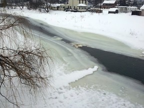 Sauble River in Allenford Tuesday morning.