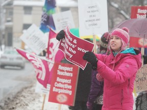 OSSTF rallies in the Sault