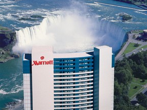 A view of the Marriott Niagara Falls Fallsview hotel. (Courtesy Marriott Niagara Falls Fallsview)