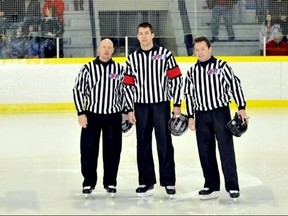 Twitter profile picture of Joe Monette, who is pictured in the middle.(via Twitter)