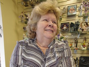 Jacqueline Dickson, owner of the retail store It's Perfect, says she will miss the penny when it disappears from circulation. (HEATHER RIVERS/WOODSTOCK SENTINEL-REVIEW)