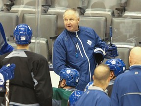 Leafs coach Randy Carlyle. (Toronto Sun files)