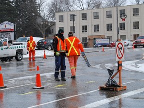 Woodstock watermain break Jan. 31, 2013