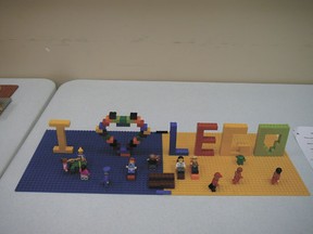 The Devon Public Library hosted the first annual Lego Lunacy for Literacy event this week, drawing 29 original Lego creations.
